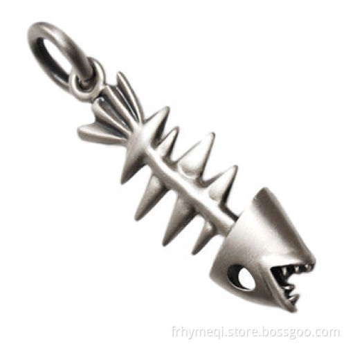 Fishbone pendant, OEM orders are welcome